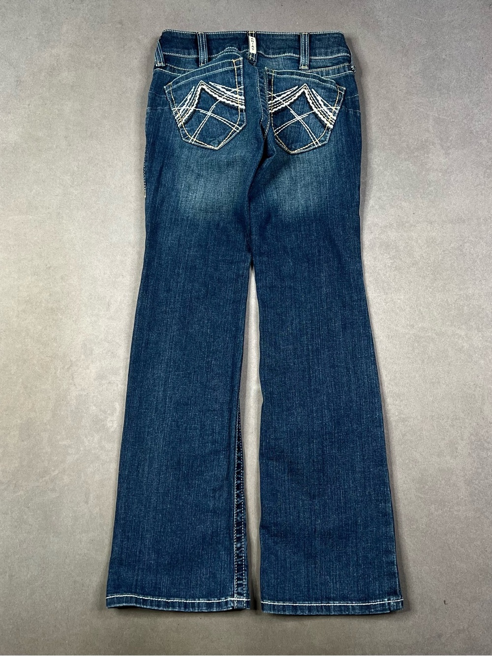 Ariat Women's Blue Mid Rise Flare Jeans